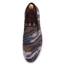 Handmade Classic Camouflage Men's Loafers - luxuryandme.com