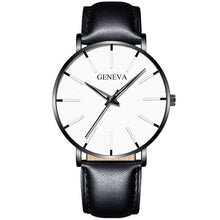 Minimalist Men Ultra Thin Simple Stainless Steel Wrist Watch