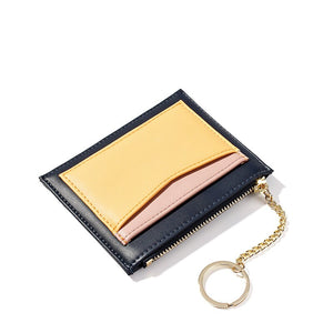 Leather Slim mini Wallet and Purse, Credit Card Holder, Zipper Wallets, Coin Purses