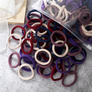 50PCS/Set Girls Simple Hair Bands