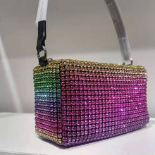 Diamond studs Glittery Shoulder Handbag for Stylish women