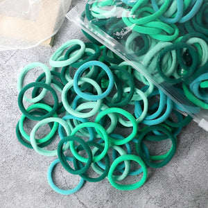 50PCS/Set Girls Simple Hair Bands