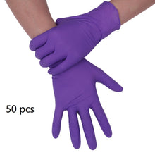 50Pcs Disposable Gloves Latex Universal Kitchen/Dishwashing/Medical /Work/Rubber/Garden Gloves