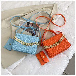 Luxury Stylish Plaid Women Shoulder Bag