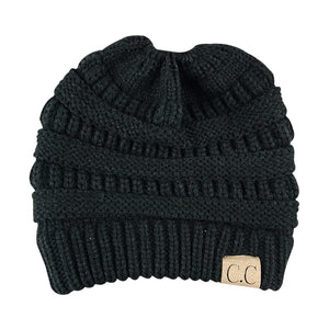 Trendy Warm winter knitted Chunky Soft Slouchy Beanie - luxuryandme.com