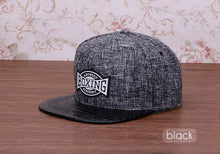 Quality linen cotton mens snapback cap