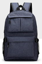 Daypack Oxford Canvas Laptop Backpack with USB Port - luxuryandme.com