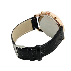 Excellent Fashion Quartz Leather Strap Wristwatch - luxuryandme.com