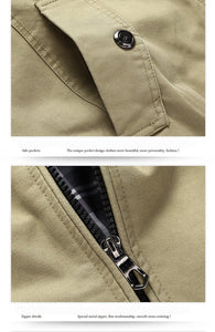 Outerwear  Military  Khaki Jacket - luxuryandme.com
