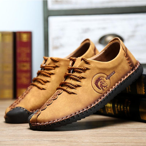Casual Genuine Leather Oxfords Handmade shoes - luxuryandme.com