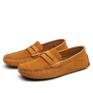 Suede Leather Moccasins Loafers - luxuryandme.com