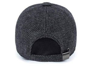 Woolen Knitted Design Baseball Cap with Earflaps - luxuryandme.com