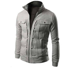 Fake Pocket Zipper  Design Jacket - luxuryandme.com
