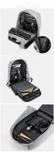 Anti Theft Backpack with Bag  USB Charging port - luxuryandme.com