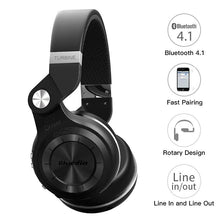 Original Bluedio T2S headphones with microphone wireless Bluetooth - luxuryandme.com
