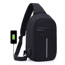 Antitheft External USB Charging Incline Shoulder Bag - luxuryandme.com