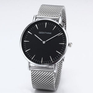 Stainless steel ultra thin quartz-watch - luxuryandme.com
