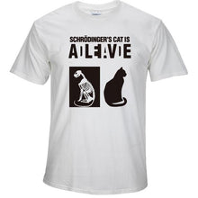 Schrodinger's Cat print  T shirt - luxuryandme.com