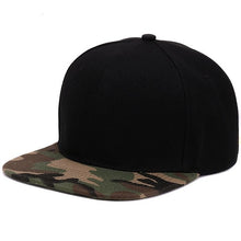 HATLANDER Camouflage snapback polyester cap blank flat camo baseball cap with no embroidery mens cap and hat for men and women