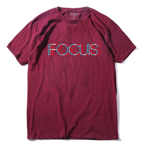 100% cotton short sleeve fucus printed Tshirt - luxuryandme.com