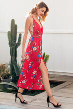 Sexy v neck backless jumpsuit - luxuryandme.com