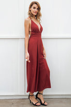 Sexy v neck backless jumpsuit - luxuryandme.com