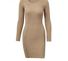 Bodycon knitted sweater dress
