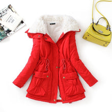 Medium-long Wadded Thick Cotton Padded Warm Parkas
